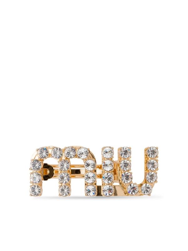 crystal embellished hair clip