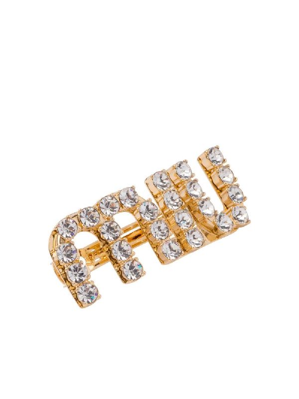 crystal embellished hair clip