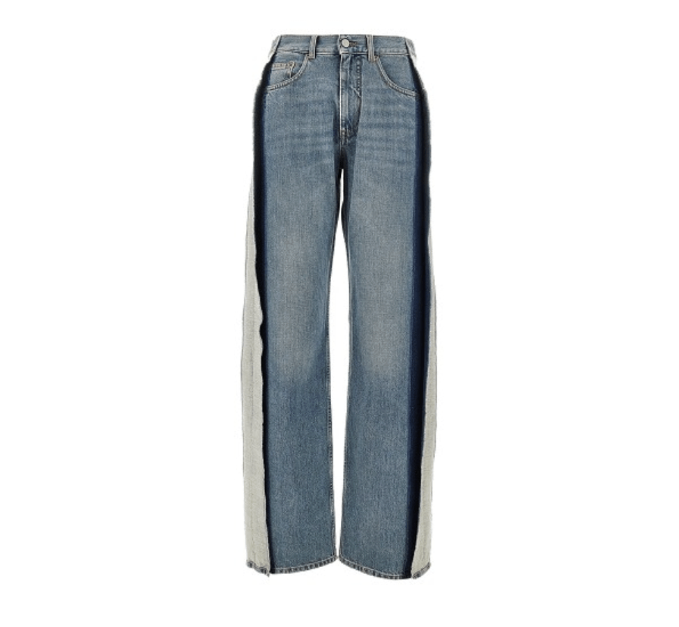 Straight-leg jeans