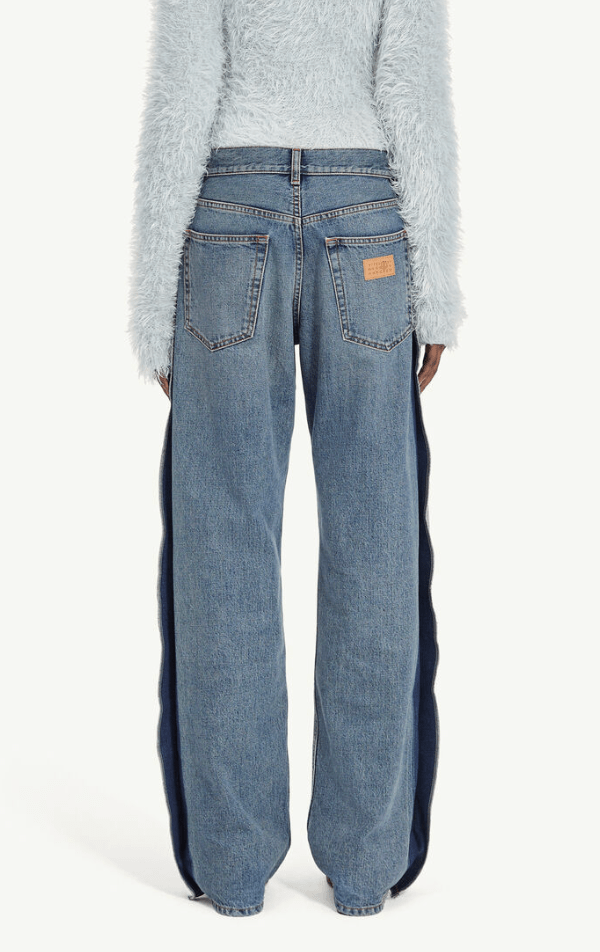 Straight-leg jeans