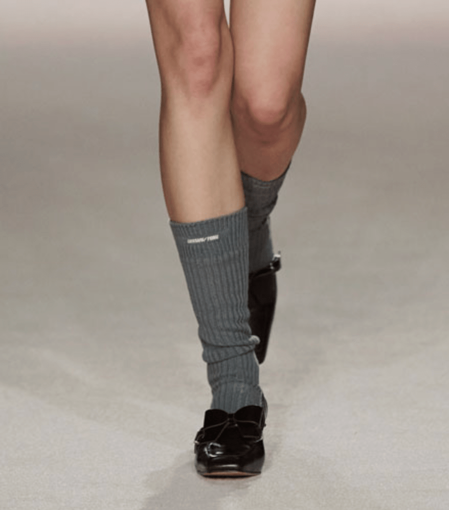 Shushu/Tong Women Square Toe Mid Heel Shoes Black - 25FW