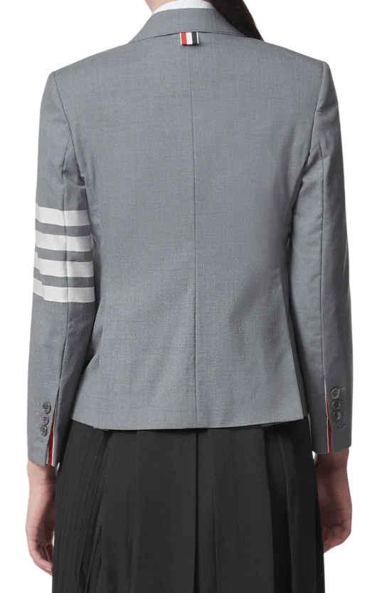 4 Bar Wool Jacket - Grey