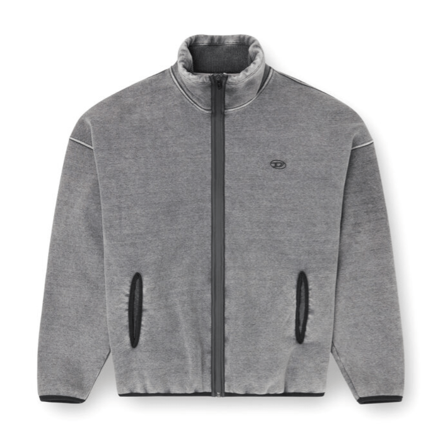 S-baty-new zip-up sweatshirt with inner lining