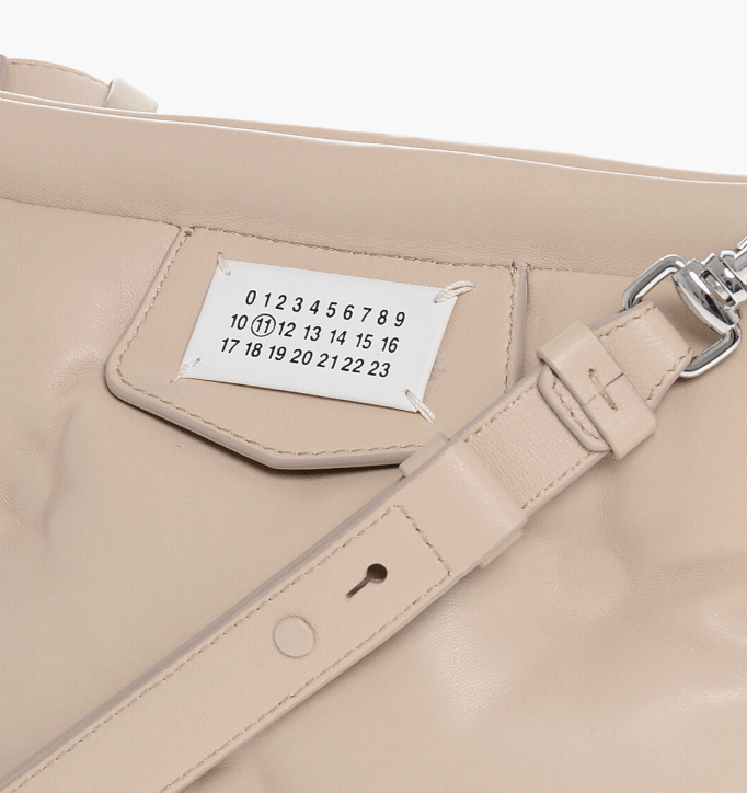 Maison Margiela Glam Slam Flat Pocket Bag Almond