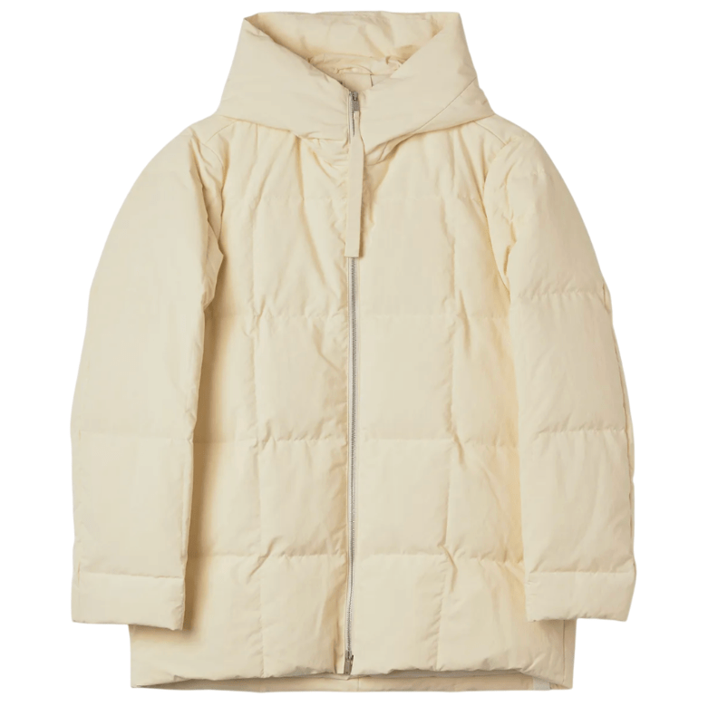 Jil Sander Light Beige Feather Down Jacket