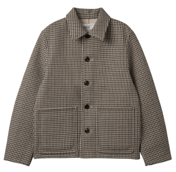 AMI Double Face Short Jacket - Brown