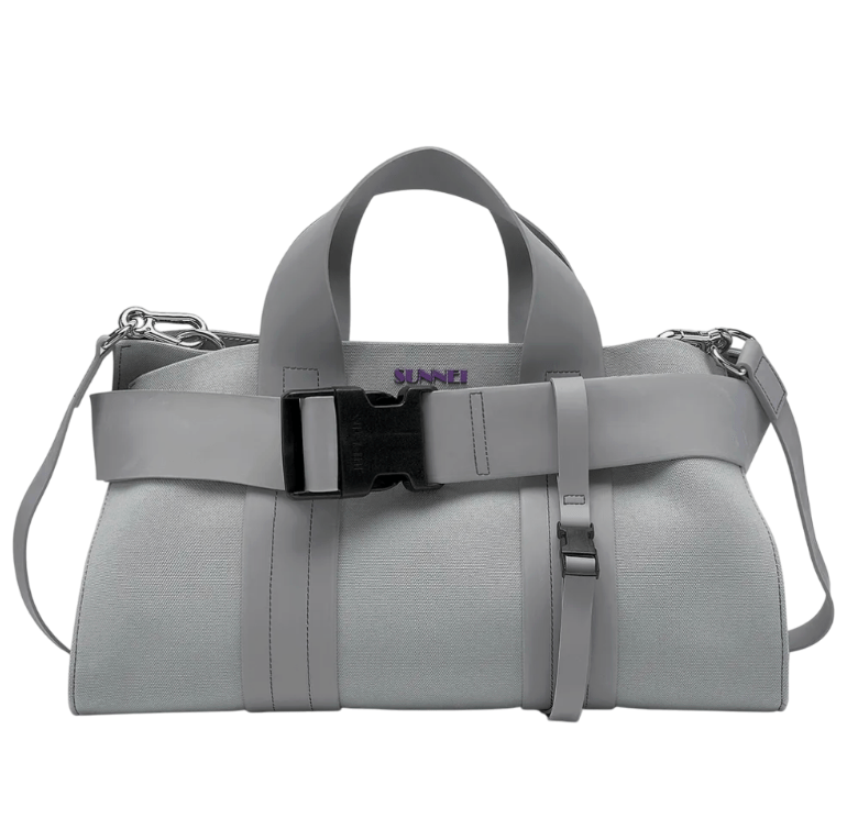  Sunnei Parallelepipedo Messenger Bag (Grey)