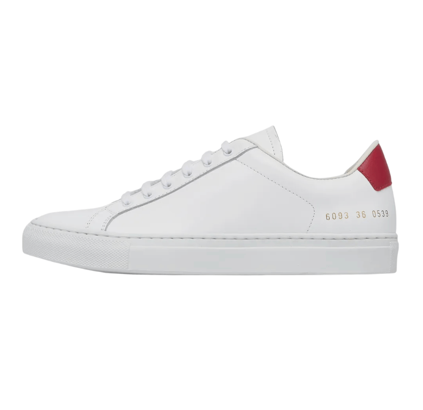 COMMON PROJECTS Retro Sneakers - red White