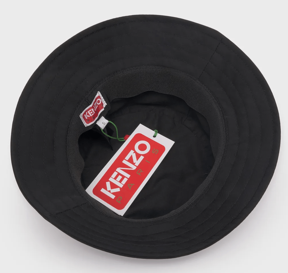 Kenzo Logo-print bucket hat - Black 