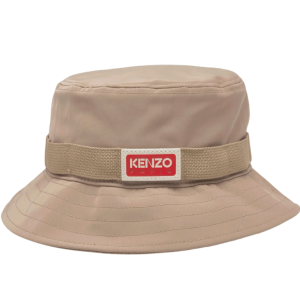 Kenzo Logo-print bucket hat - Beige