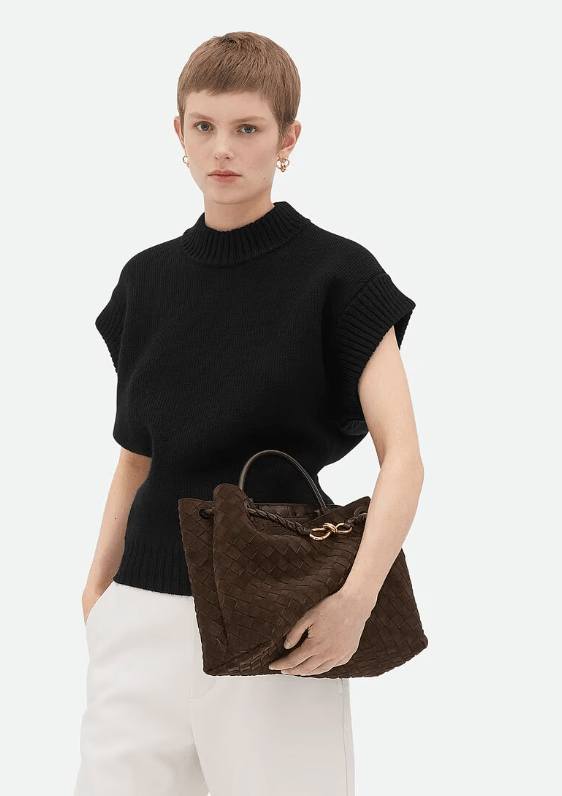 Bottega Veneta Medium Andiamo Bag Fondant
