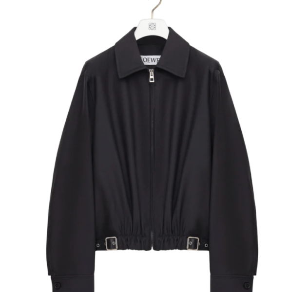 LOEWE Belted Zip Jacket Black 