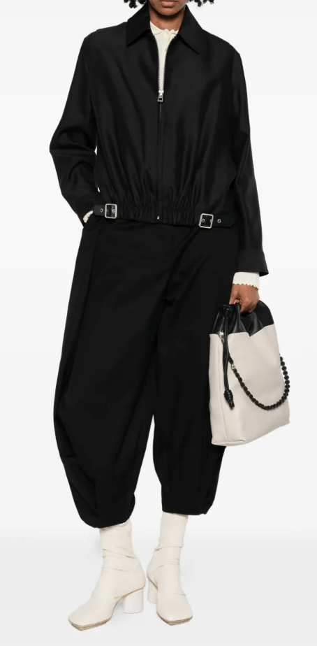 LOEWE Belted Zip Jacket Black 