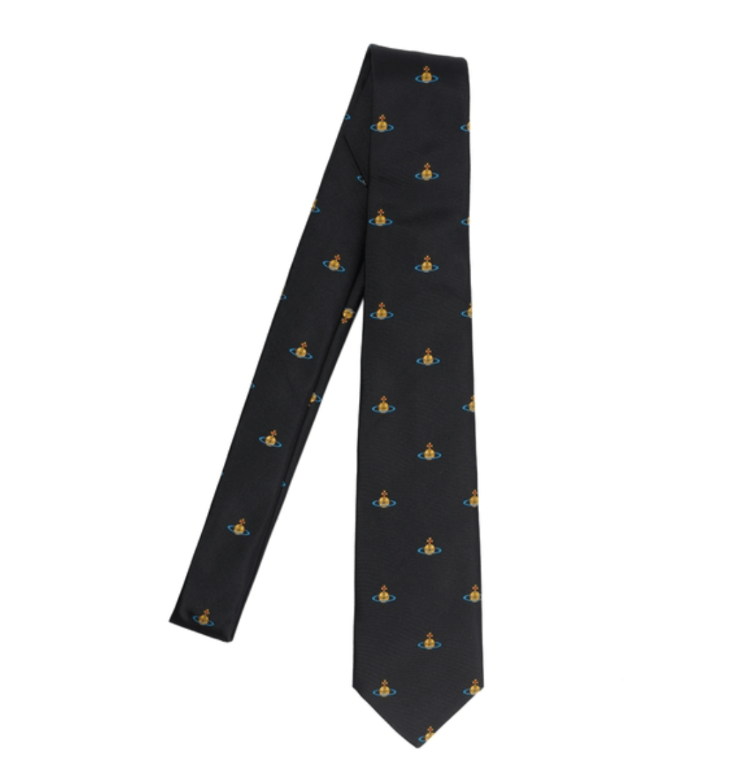 Black Silk tie Vivienne Westwood
