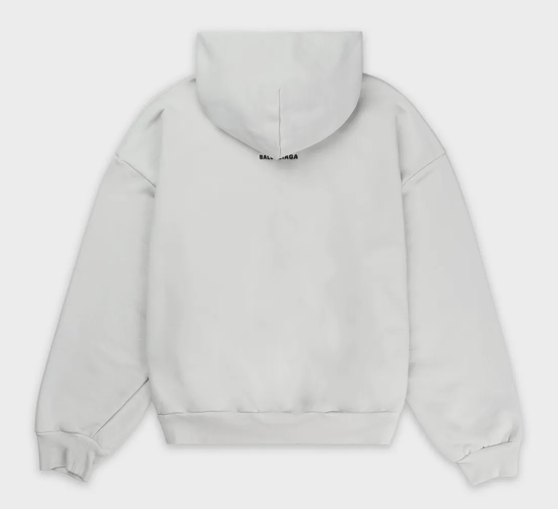 Balenciaga x Under Armour Regular Fit Zip-Up Hoodie White Black