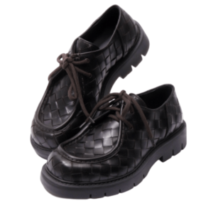 Bottega Veneta Intrecciato Leather Derby Shoes