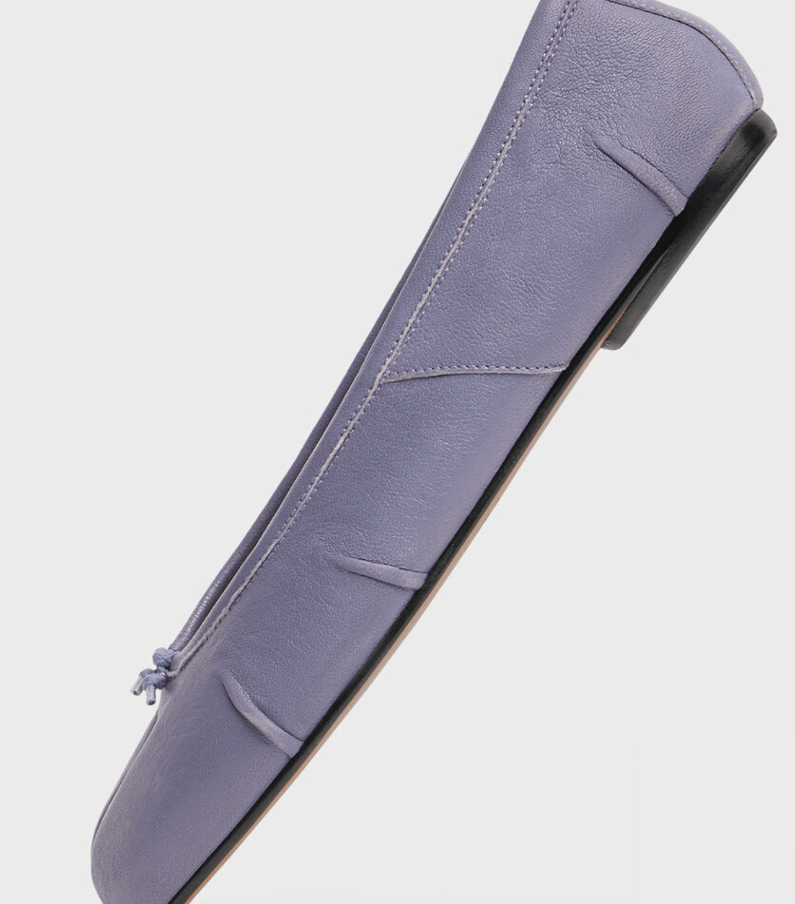 Blue Leather Tabi New Flats - Ballerinas