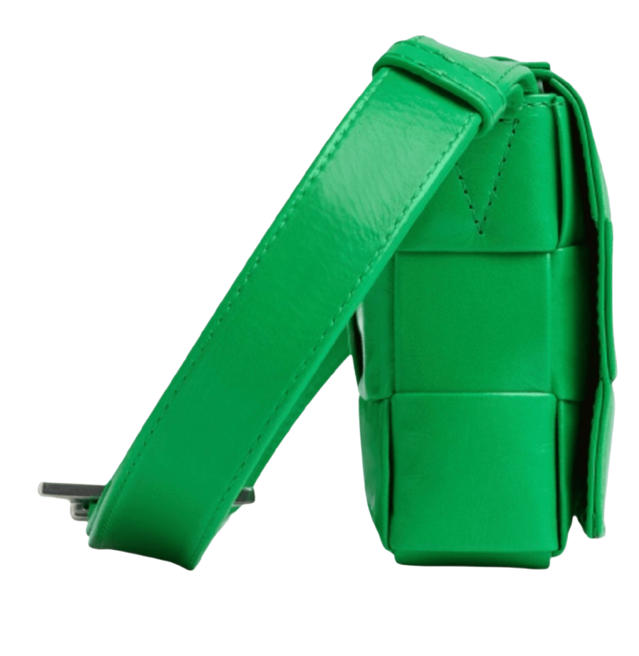 Bottega Veneta Small Leather Cassette Parakeet