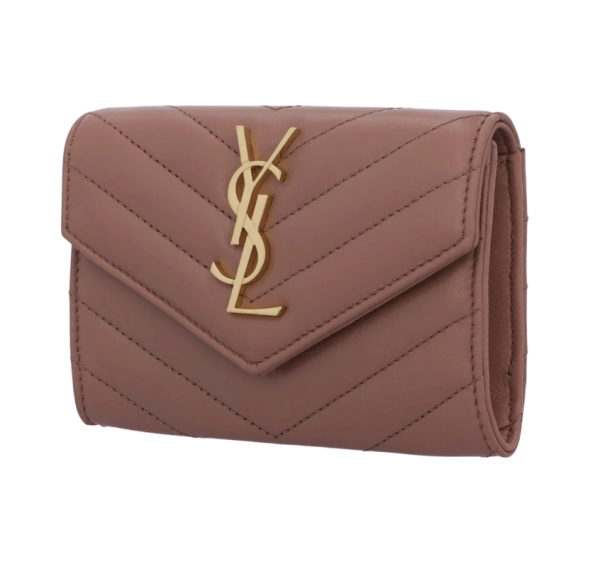 CASSANDRE wallet in lambskin in Pink