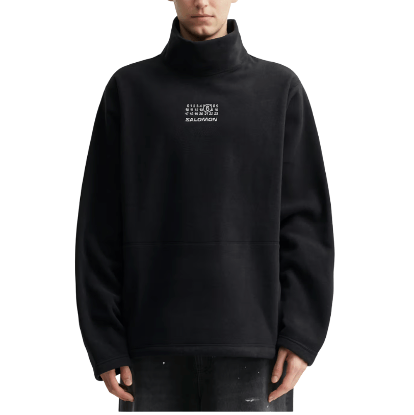 MM6 x Salomon technical fleece black