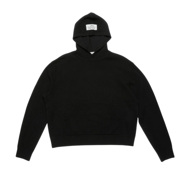 Black Cashmere hoodie sweater 
