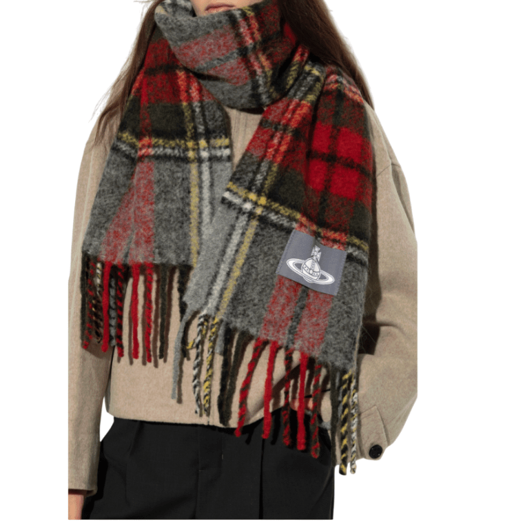 Multicolour Scarf with fringes Vivienne Westwood