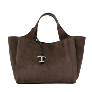 TOD’S T Logo Suede Mini Tote Bag