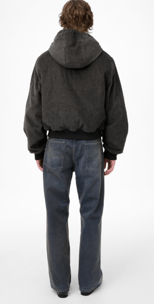 BANK JACKET Dark Brown Twill Cord 