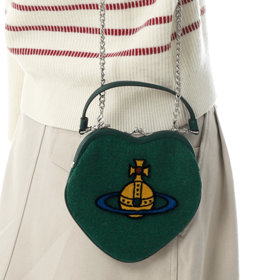 BELLE HEART FRAME PURSE 