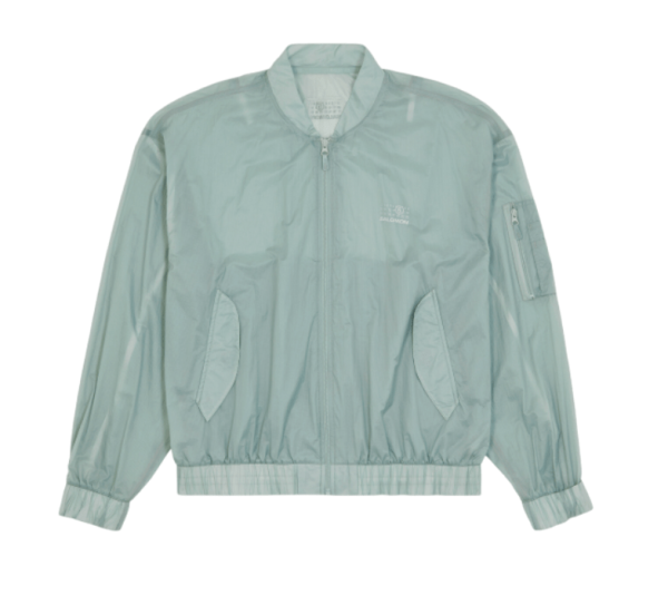 Blue Nylon Sports Jacket MM6 x Salomon