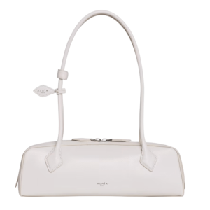 Alaia Le Teckel Medium Bag in Goatskin Ivory