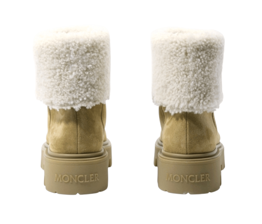 Moncler Enfant shearling-trimmed Ankle Boots 