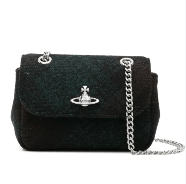 Harris Tweed Check Chain Crossbag 