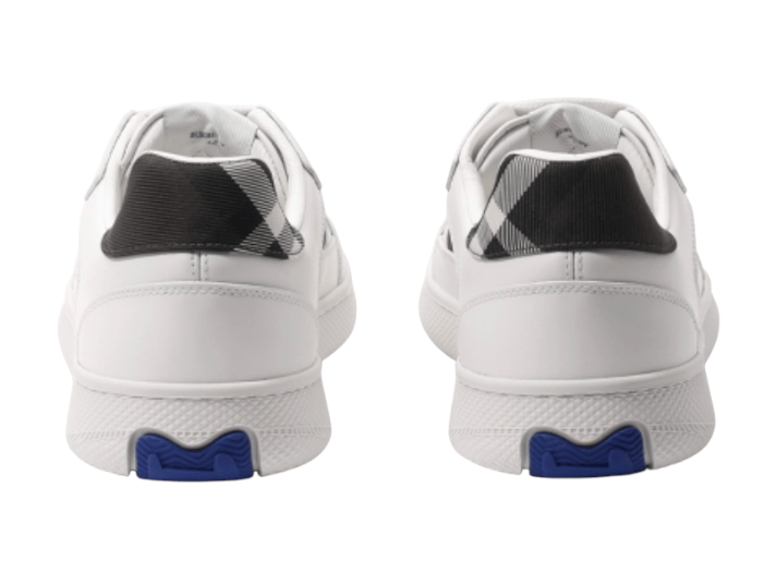  Leather Check Terrace Sneakers