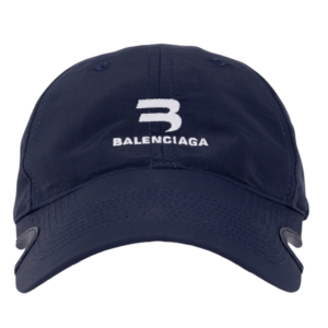 Balenciaga Notch Tracksuit Cap Navy