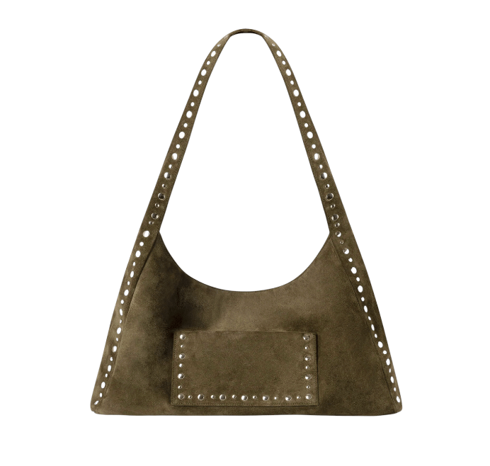 Maxi Franca Bag - SUEDE KHAKI