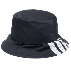 Thom Browne Nylon Swim Tech 4-Bar Bucket Hat Navy