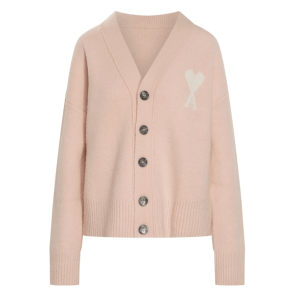 Ami De Cœur wool-blend cardigan in pink 