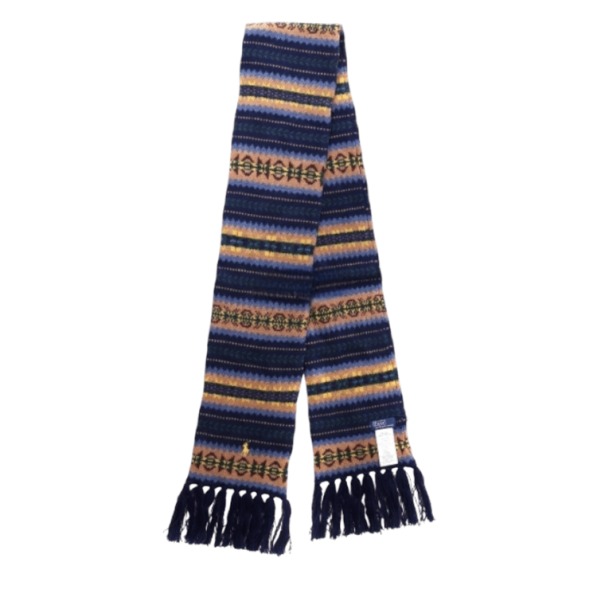 Fair Isle Wool-Blend Scarf 