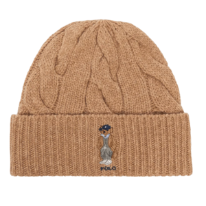 Polo Bear Beanie Beige