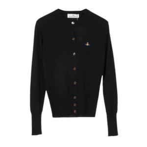 Vivienne Westwood Orb Logo Cardigan Black