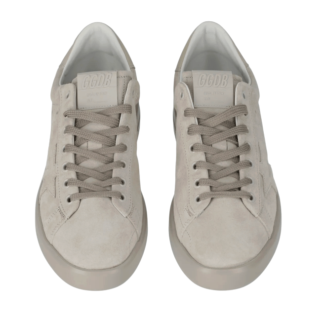 Pure Star Suede Sneakers – Pearl Cloud 