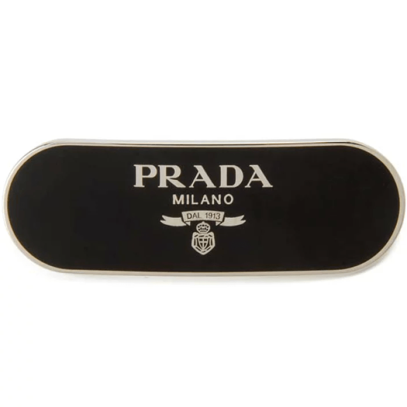 Lettering Logo Hairpin – Black 