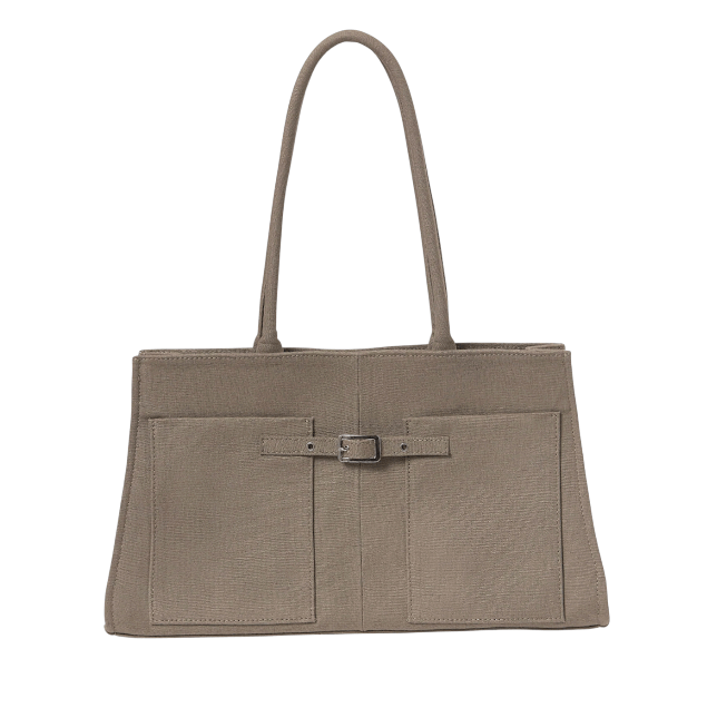 ANNAMARIA CANVAS BAG BROWN
