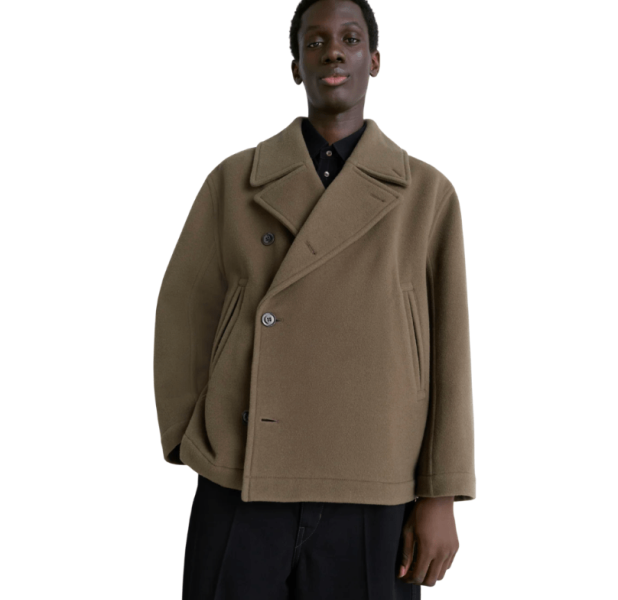  Boxy Peacoat - Dark Squirrel