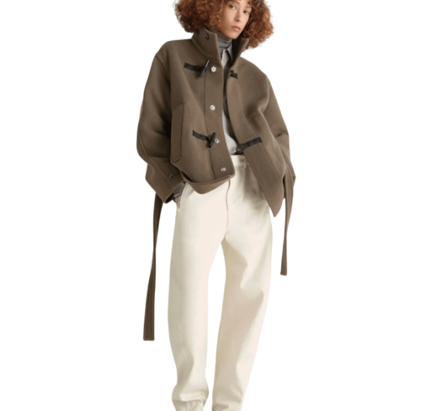 Short Duffle Coat - Dark Squirrel