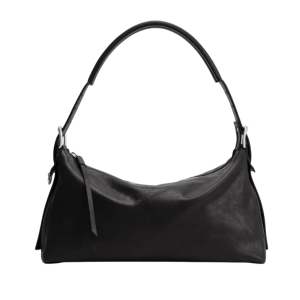 Belted Baguette Bag - Dark Chocolate