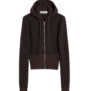 Our Legacy Striped Alpaca Wool Hooded Jacket