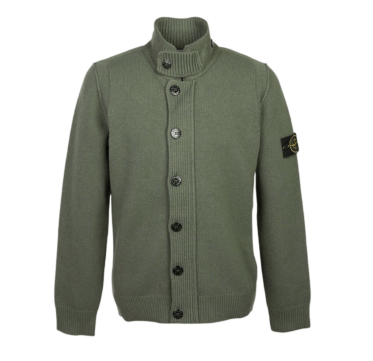 Lambswool Button-up Jumper 