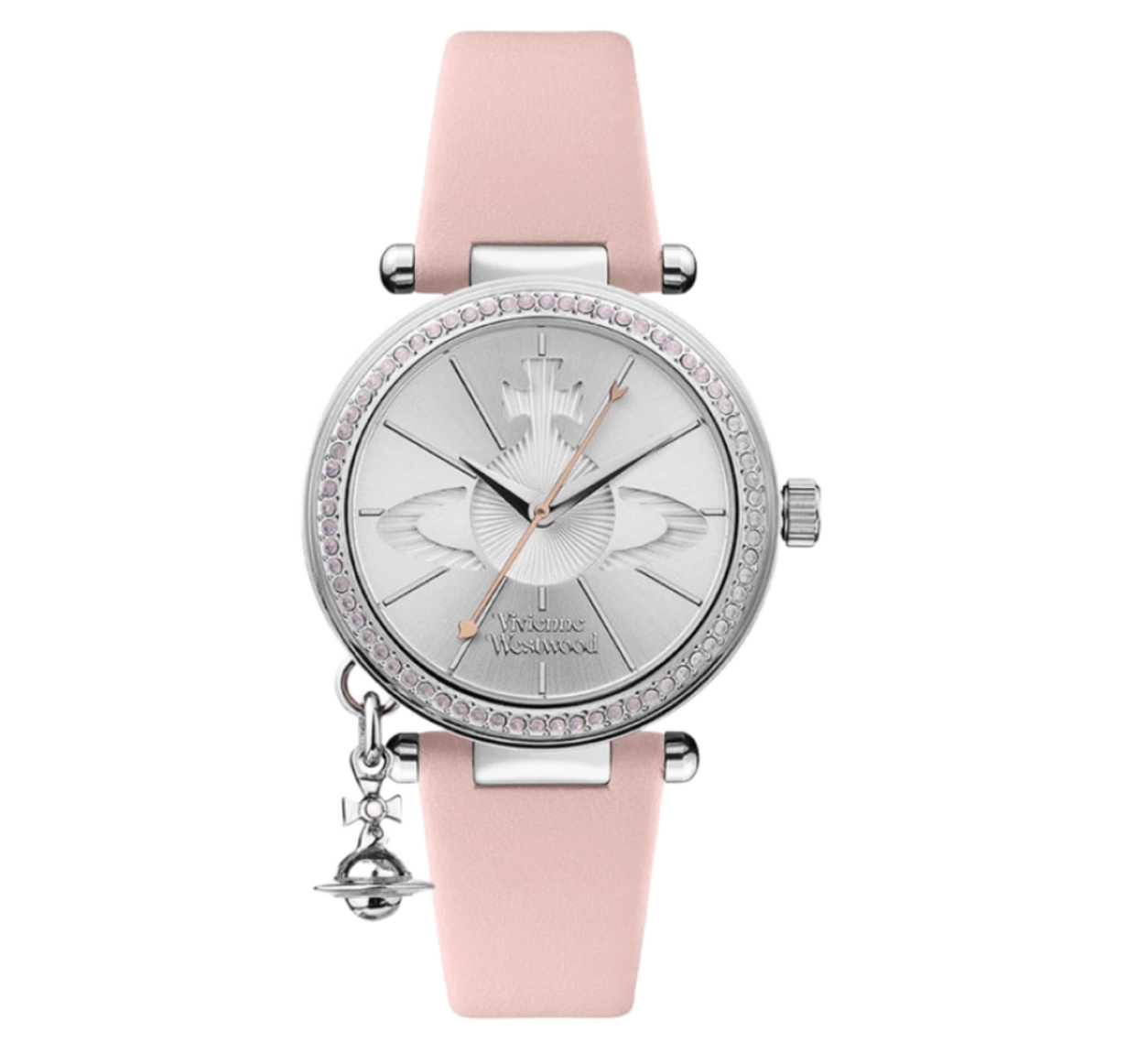 (W) Vivienne Westwood Orb Silver Pale Pink